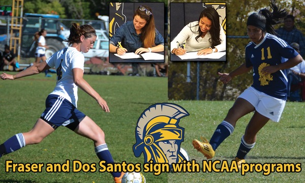 Fraser and Dos Santos sign with NCAA programs  
